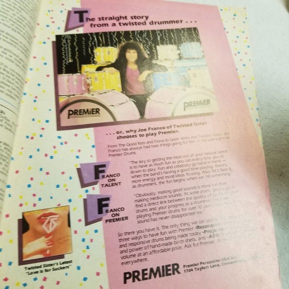 Dec. 1987 Modern Drummer Manu Katche, Steve Houghton, neil Peart Tuning - Picture 5 of 9